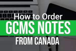 order GCMS Notes